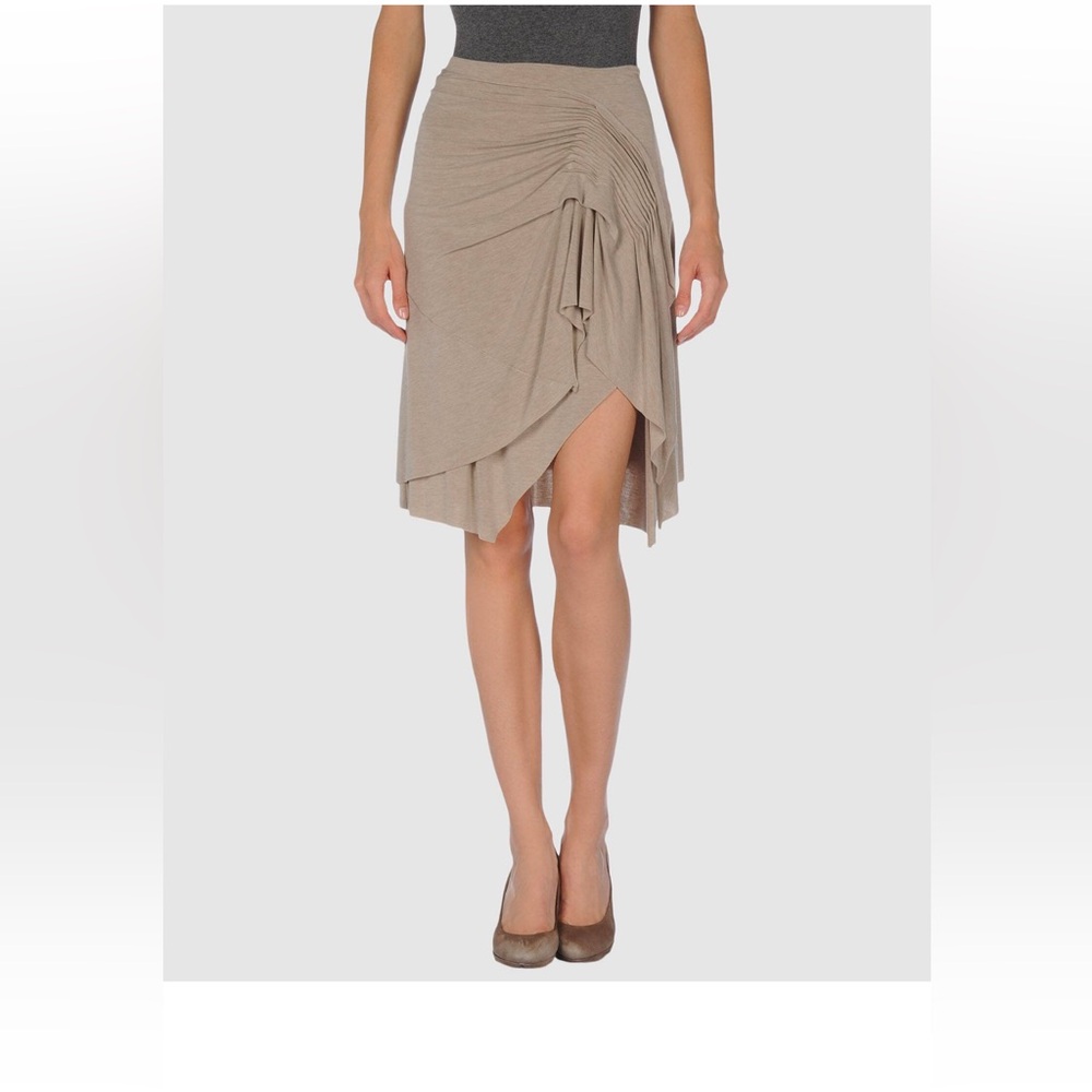Mariagrazia Panizzi Knit Oatmeal Skirt in Size 4